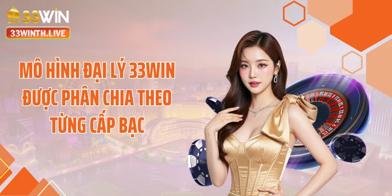 Mô hình đại lý 33WIN được phân chia theo từng cấp bạc